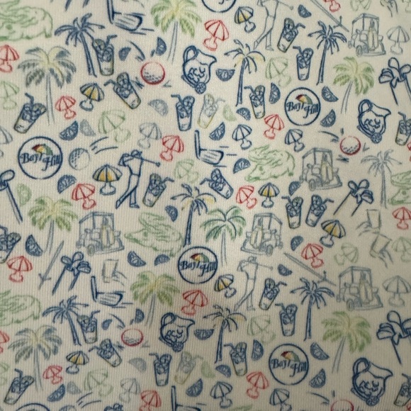 Peter Millar summer comfort golf polo bay hill with sun protection. Size L. - Picture 4 of 5